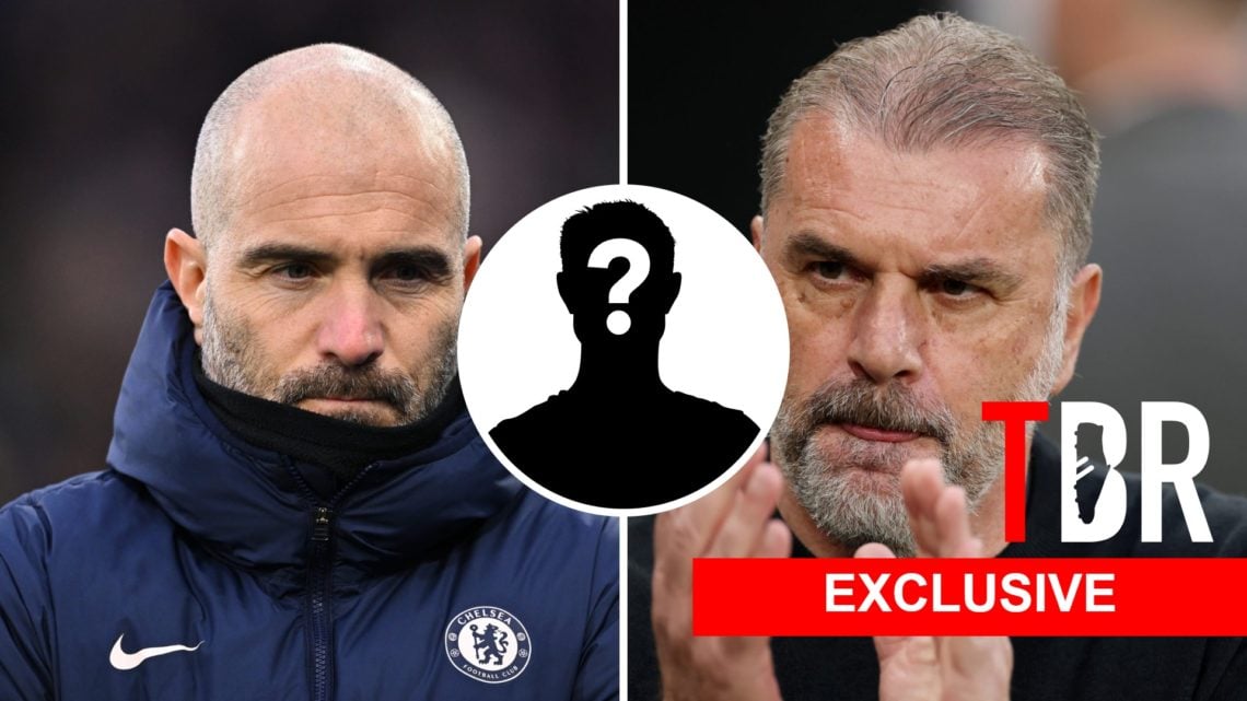 Split image of Chelsea manager Enzo Maresca (L) and Tottenham Hotspur manager Ange Postecoglou (R).