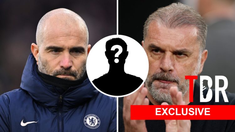 Split image of Chelsea manager Enzo Maresca (L) and Tottenham Hotspur manager Ange Postecoglou (R).