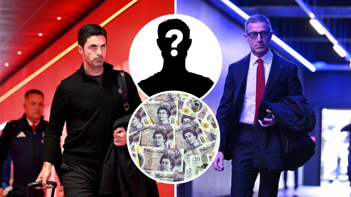 Split image of Arsenal manager Mikel Arteta (L) and Arsenal sporting director Andrea Berta (R).
