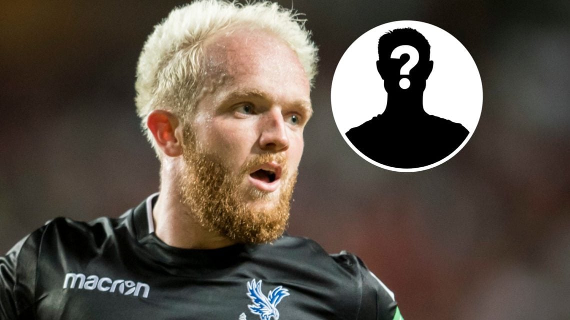 Image of Jonathan Williams playing for Crystal Palace with mystery figure inset