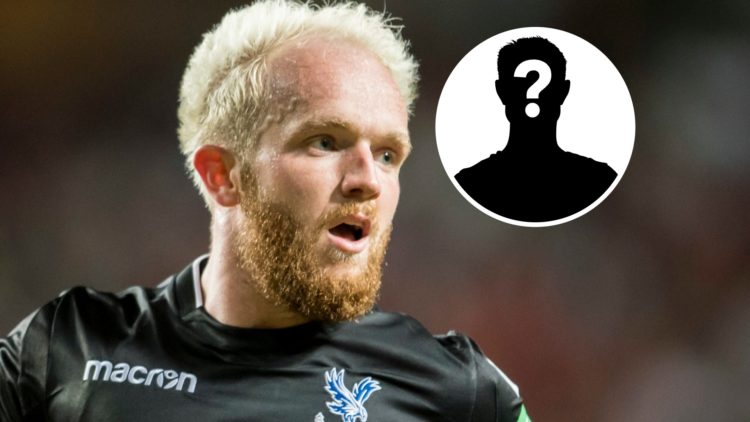 Image of Jonathan Williams playing for Crystal Palace with mystery figure inset