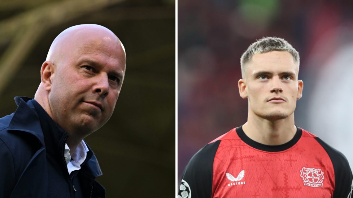 Split image of Arne Slot and Florian Wirtz