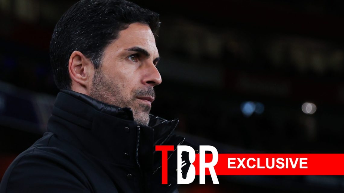 Mikel Arteta looks on during Arsenal match at the Emirates Stadium.