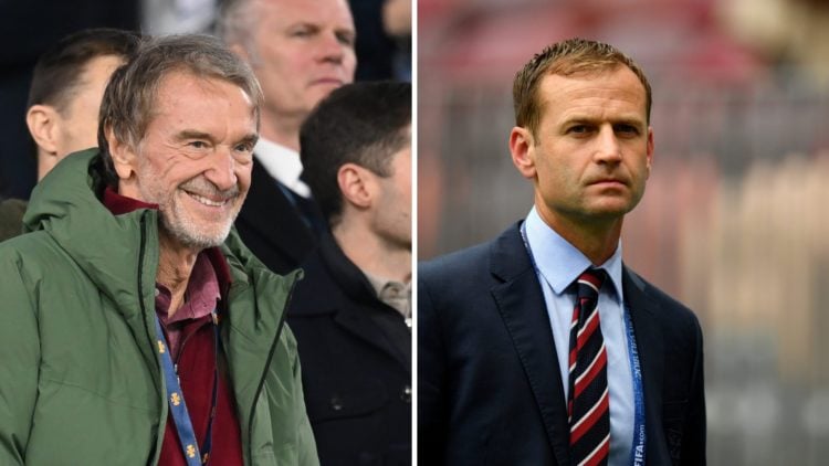 Split image of Man United owner Sir Jim Ratcliffe and Dan Ashworth