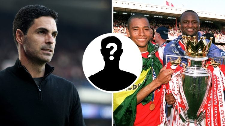 Split image of Mikel Arteta and Gilberto Silva