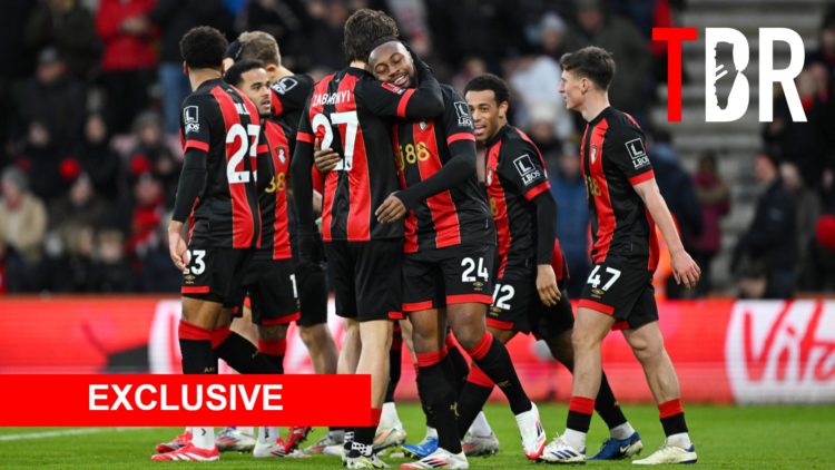 Bournemouth players celebrating