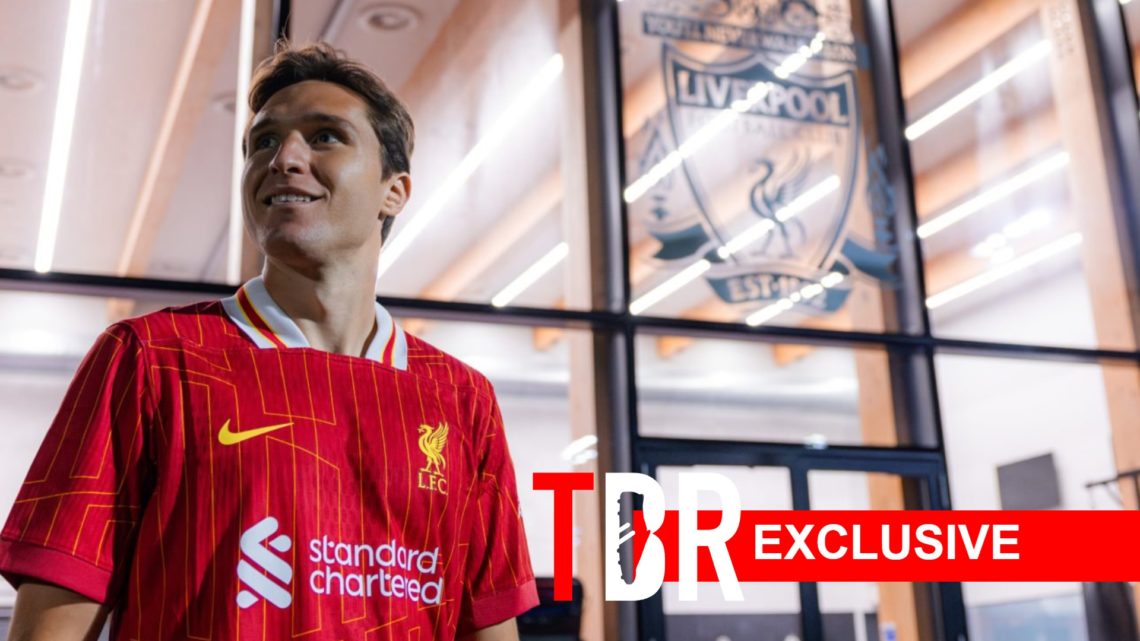 Liverpool forward Federico Chiesa.