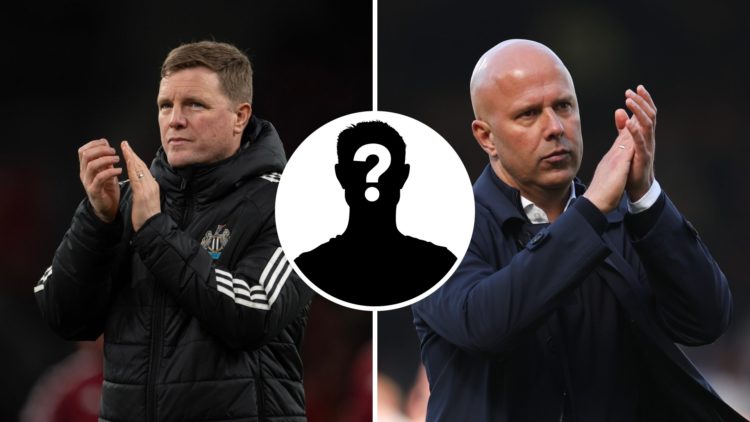 Split image of Eddie Howe and Arne Slot