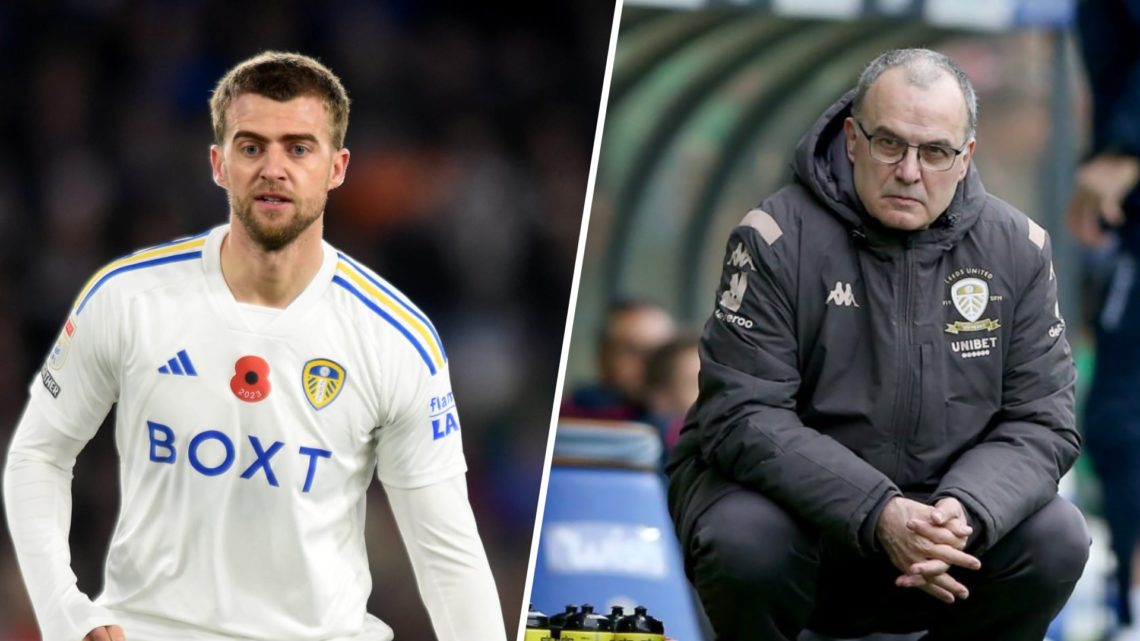 A split image of Patrick Bamford and Marcelo Bielsa