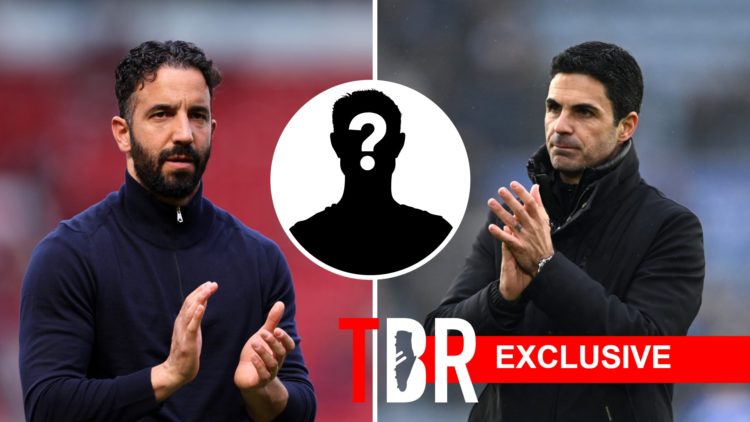Manchester United's Ruben Amorim split with Mikel Arteta at Arsenal.