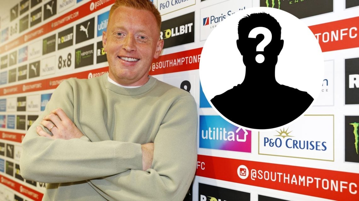 New Southampton manager Will Still with mystery figure inset