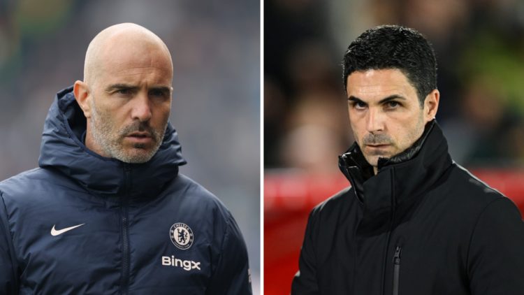 Enzo Maresca at Chelsea split with Mikel Arteta at Arsenal.