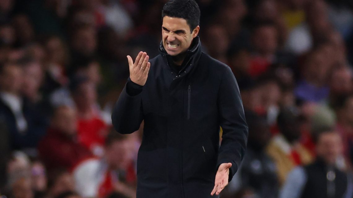 Image of Arsenal manager Mikel Arteta