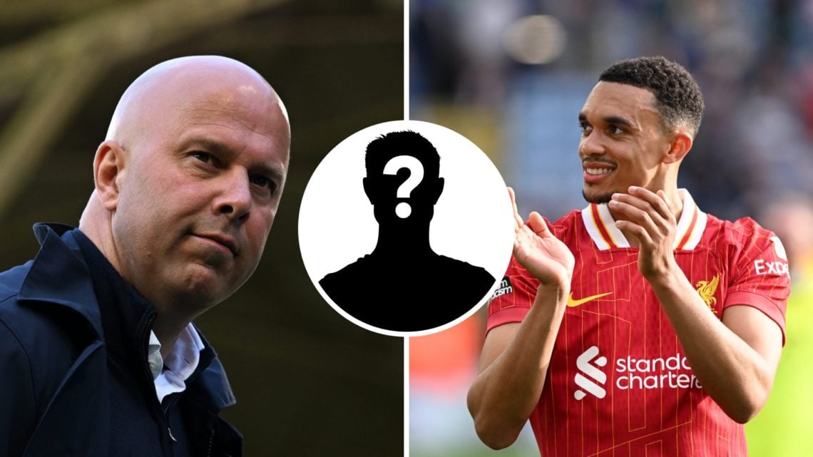 Split image of Liverpool manager Arne Slot and Trent Alexander Arnold