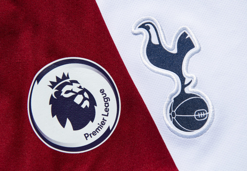 The Premier League Logo and Tottenham Hotspur Club Badge