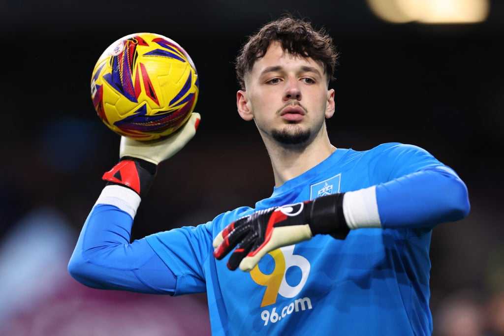 Tottenham and Newcastle transfer target James Trafford playing for Burnley.
