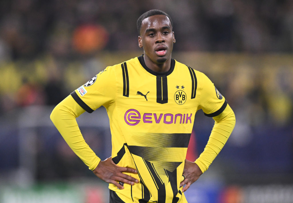 Borussia Dortmund player Jamie Gittens