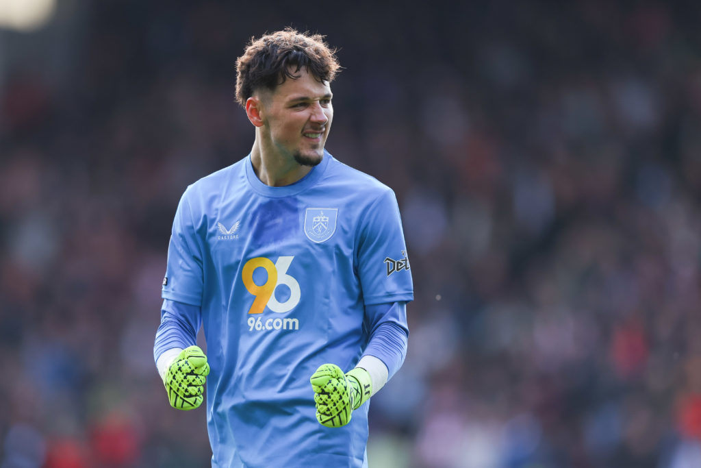 James Trafford during a Championship match for Burnley.