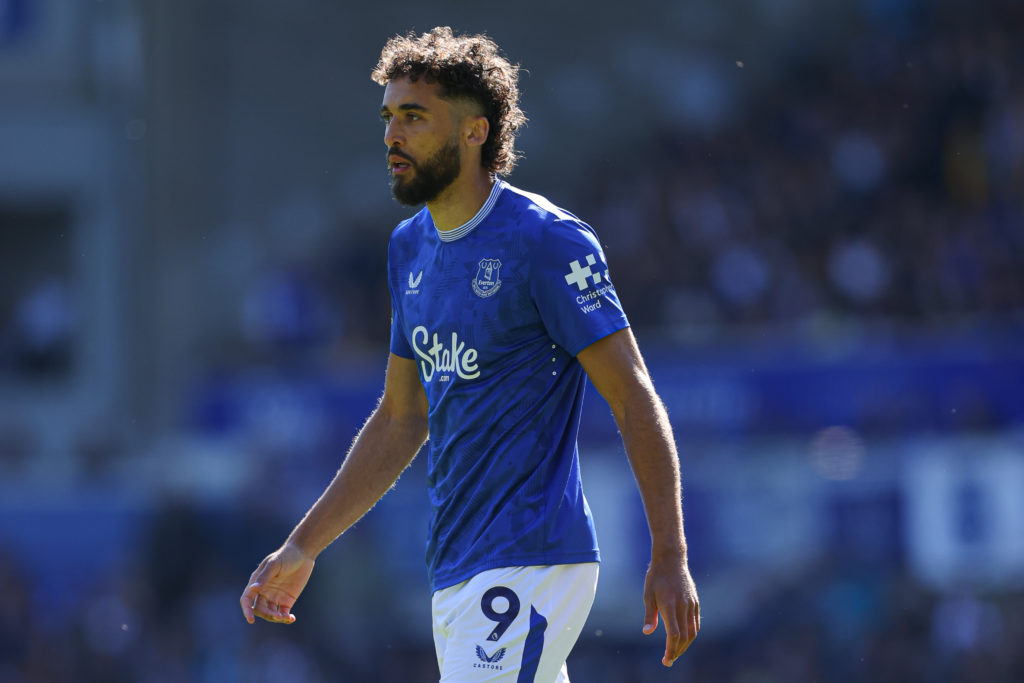 Dominic Calvert-Lewin in action for Everton vs Ipswich