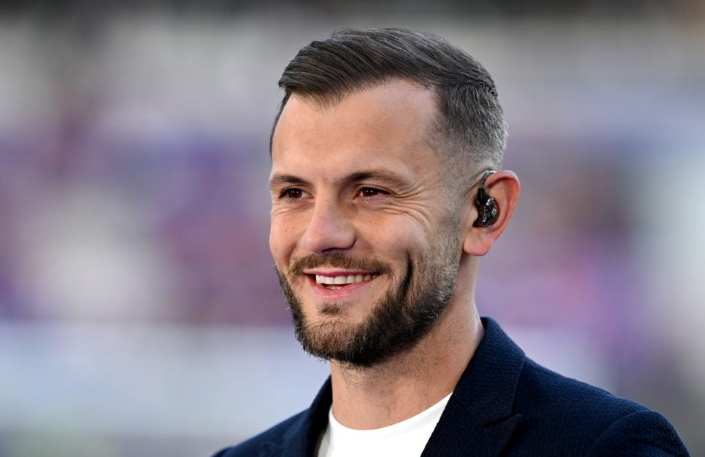 Jack Wilshere prior to the match between Arsenal and PSG