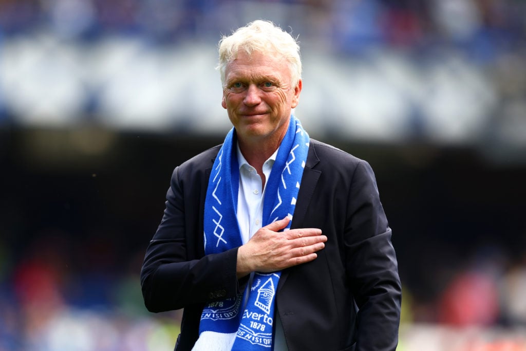 David Moyes thanking the Everton fans after Southampton game.