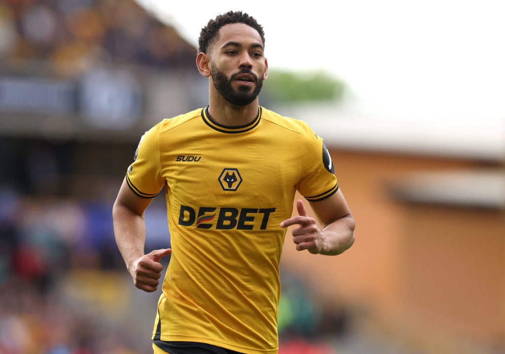 Matheus Cunha in action for Wolves.