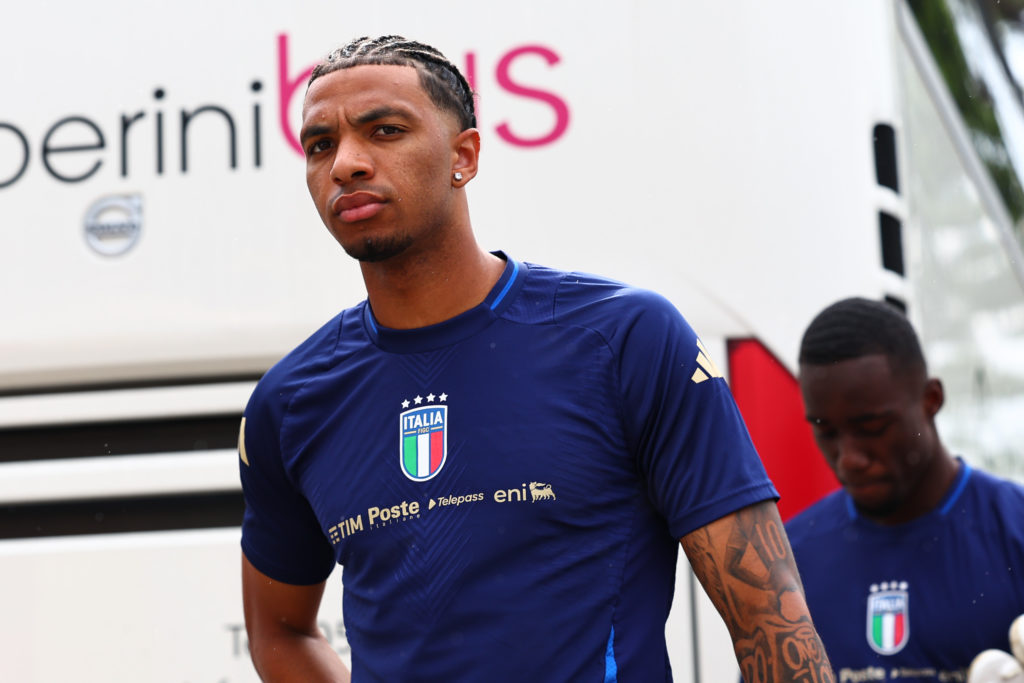 Cher Ndour during Italy U21 training session.