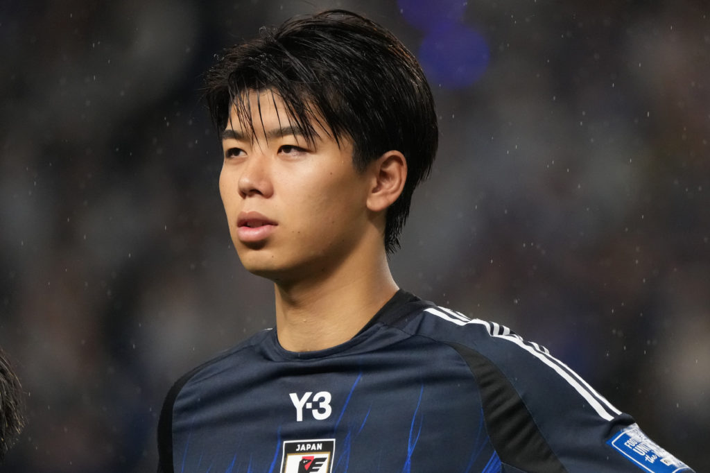 Kota Takai during Japan v Indonesia at the FIFA World Cup Asian Qualifier.