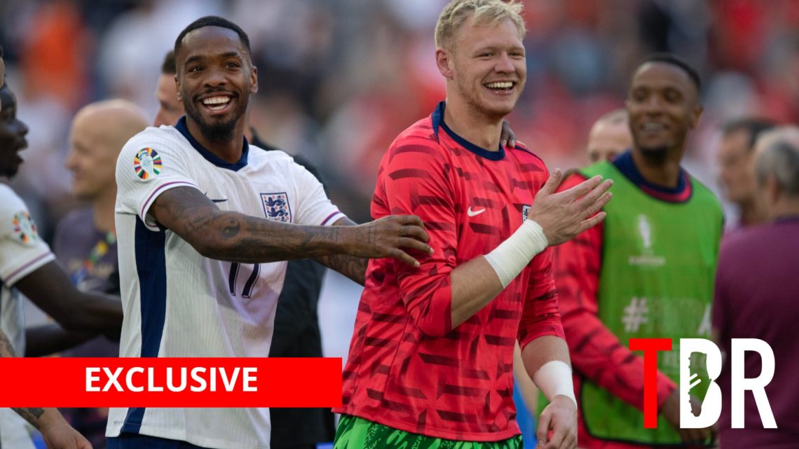 England duo Ivan Toney and Aaron Ramsdale