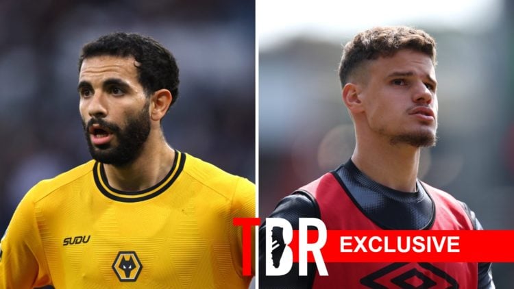Rayan Ait-Nouri during a Premier League match with Wolves. Split with Milos Kerkez at Bournemouth.