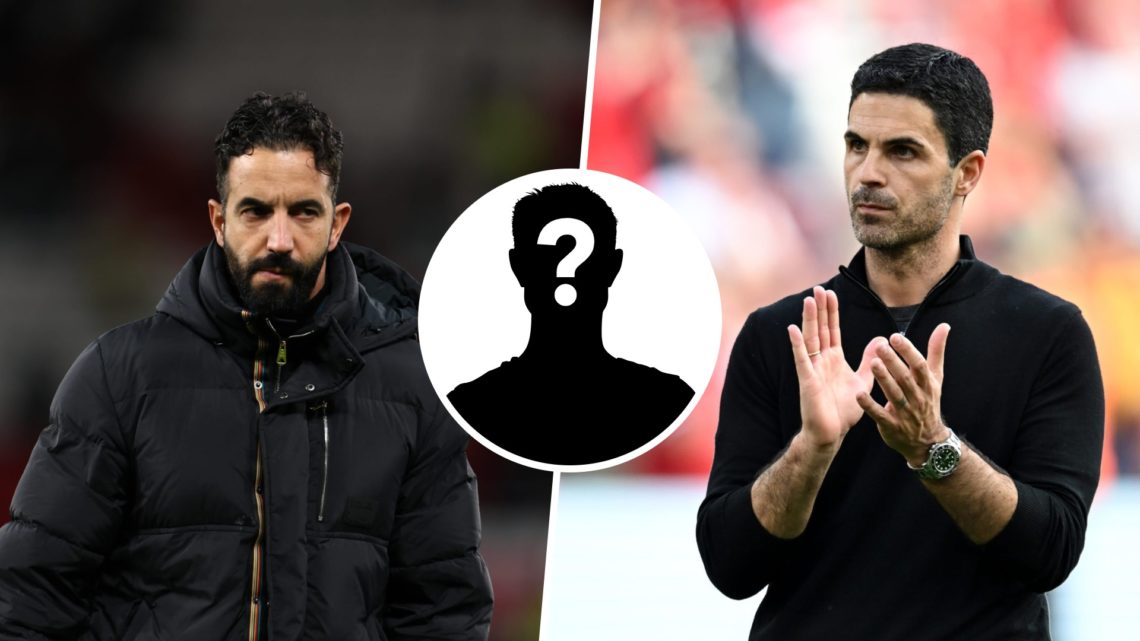 Split image of Ruben Amorim and Mikel Arteta