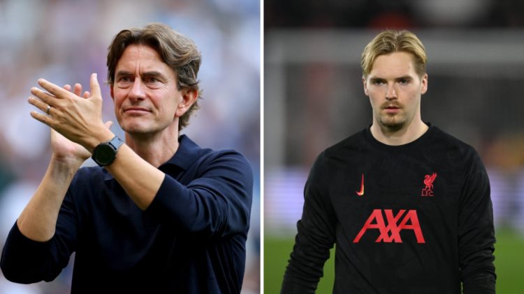 Split image of Thomas Frank and Caoimhin Kelleher