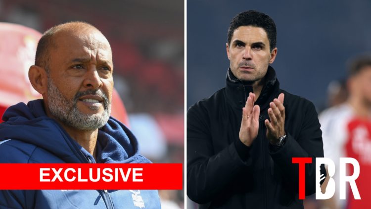 Split image of Nuno Espirito Santo and Mikel Arteta