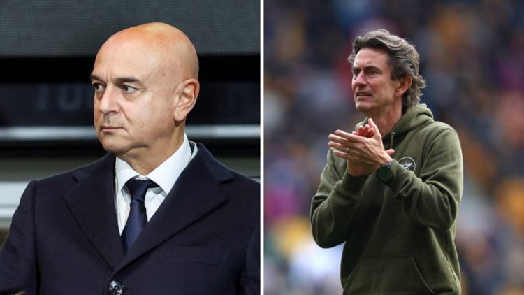Split image of Daniel Levy and Thomas Frank