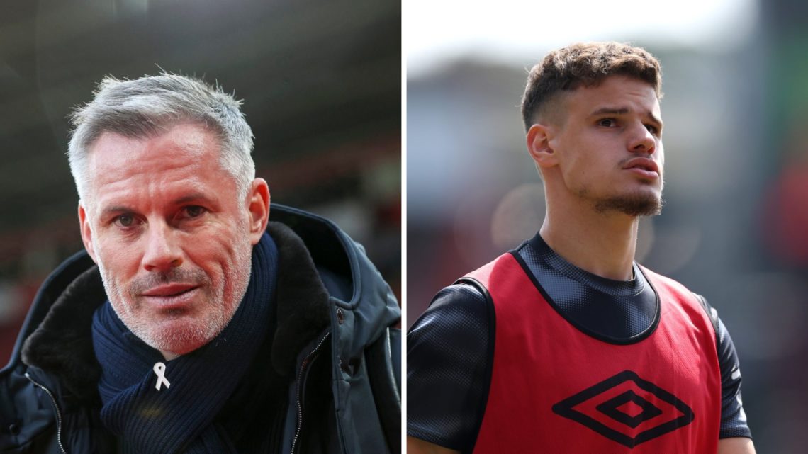 Split image of Jamie Carragher and MIlos Kerkez