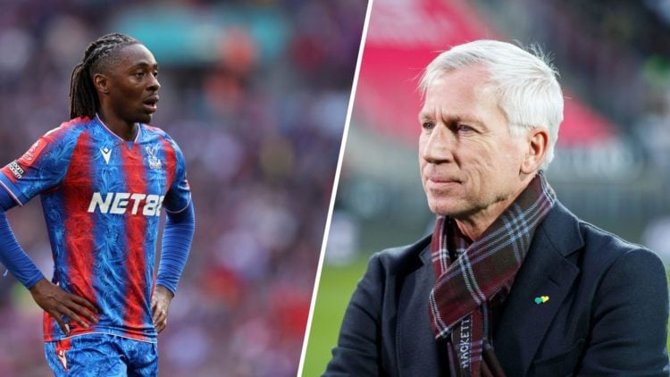 Split image of Eberechi Eze and Alan Pardew