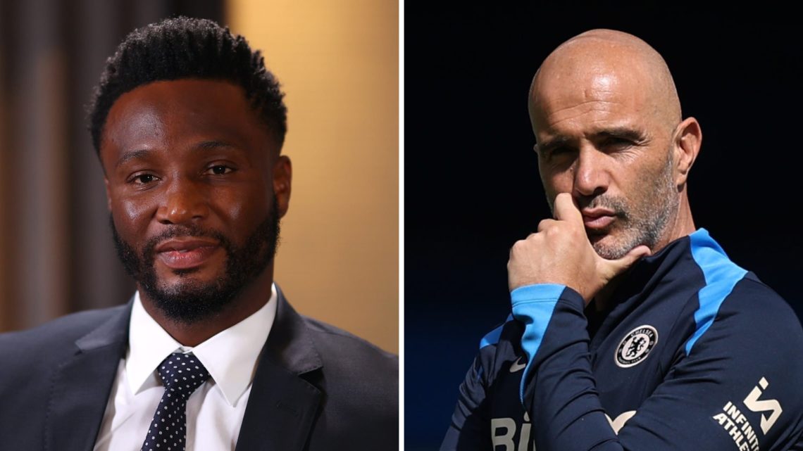 John Obi Mikel during a interview, split with Enzo Maresca at Cheslea.