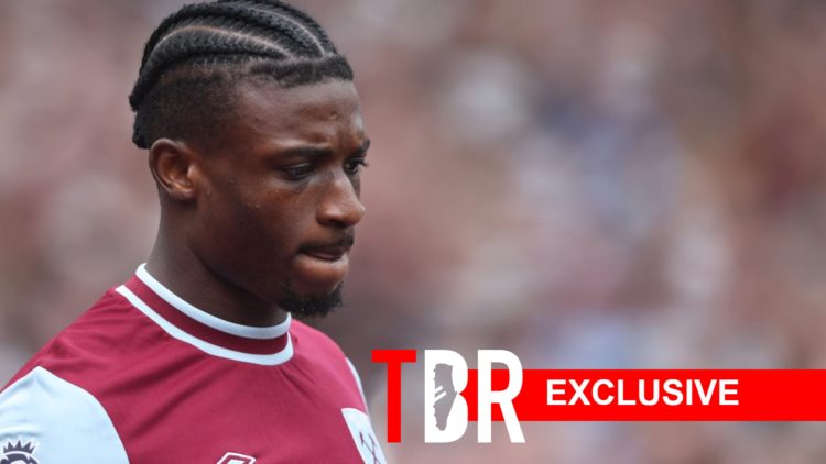 Mohammed Kudus during a Premier League match for West Ham.