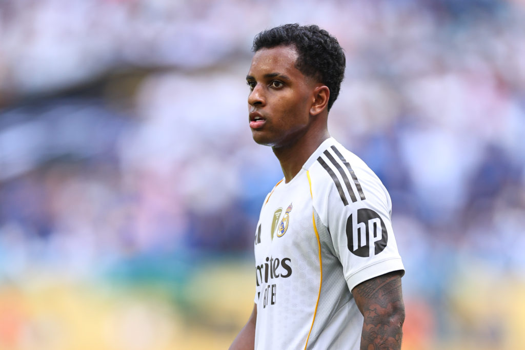 Rodrygo playing for Real Madrid at the FIFA Club World Cup