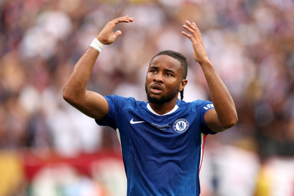 Christopher Nkunku during the FIFA Club World Cup final between Chelsea and PSG