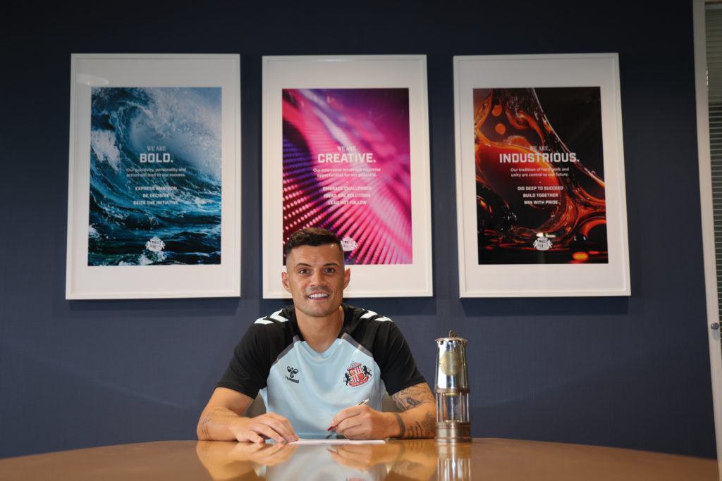 Sunderland Unveil New Signing Granit Xhaka
