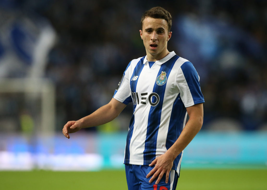 Diogo Jota playing for FC Porto