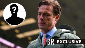 Image of Burnley manager Scott Parker with overlay of mystery player inset