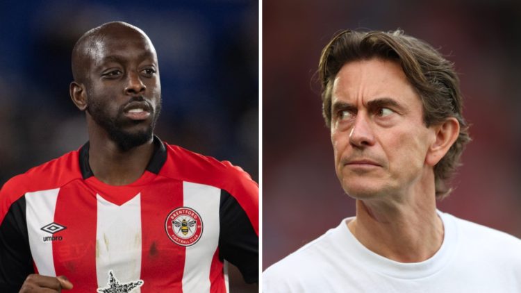 Brentford's Yoane Wissa split with new Tottenham boss Thomas Frank.