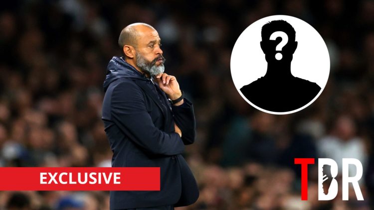 Nottingham Forest manager Nuno Espirito Santo with inset of mystery silhouette