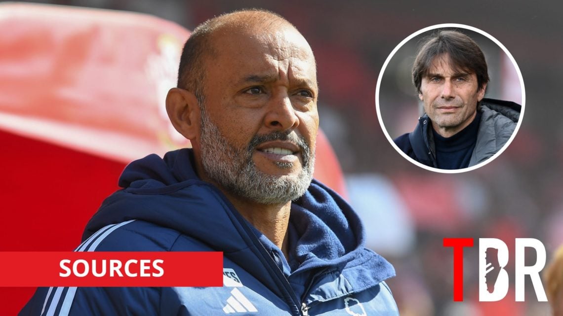 Nottingham Forest manager Nuno Espirito Santo with inset of Napoli manager Antonio Conte