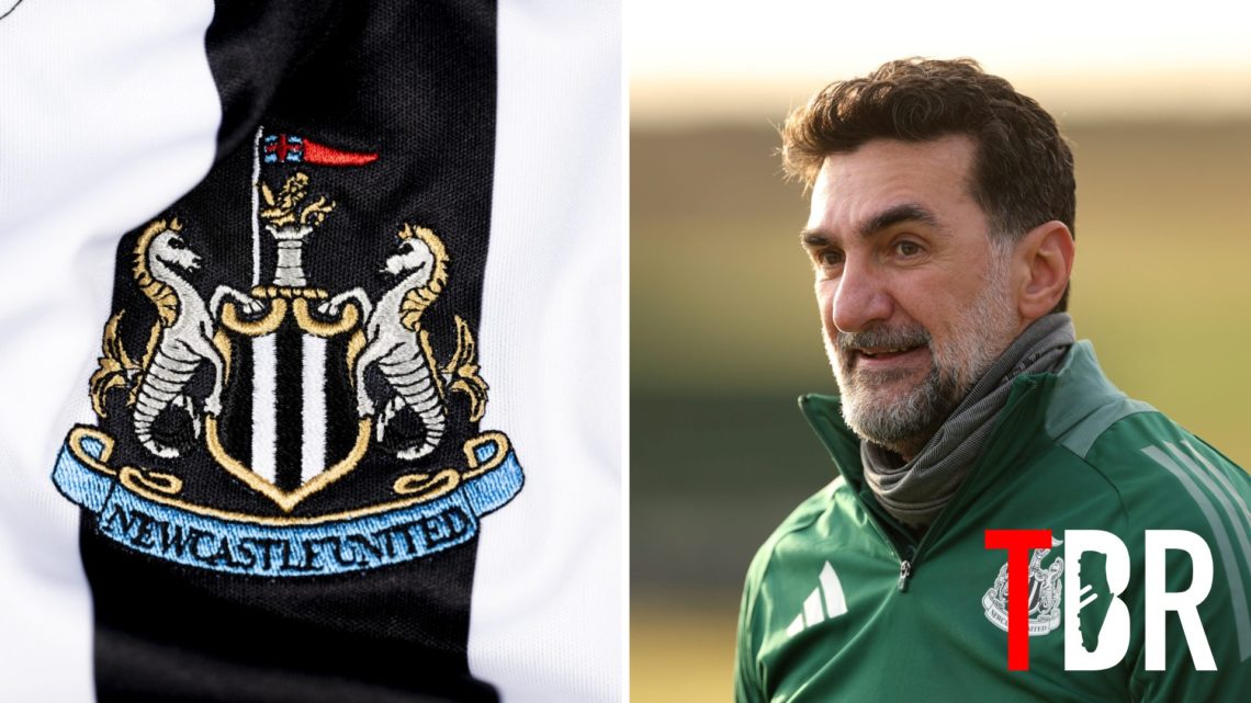 Split image of Newcastle United badge and Newcastle United chairman Yasir Al-Rumayyan