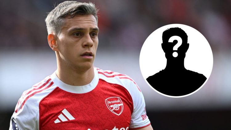 Leandro Trossard looks on for Arsenal at the Emirates.