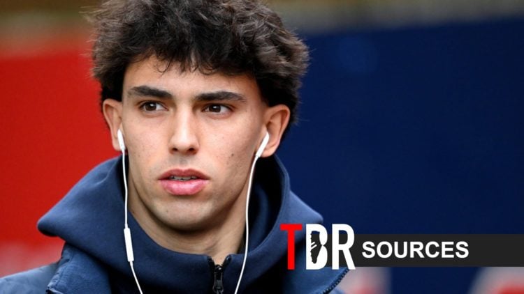 Joao Felix of Chelsea looks on down the camera