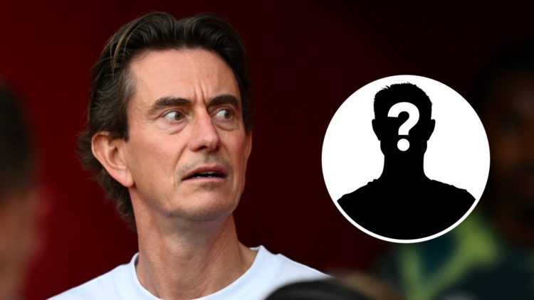 New Tottenham manager Thomas Frank looks on during Brentford's match with Nottingham Forest.